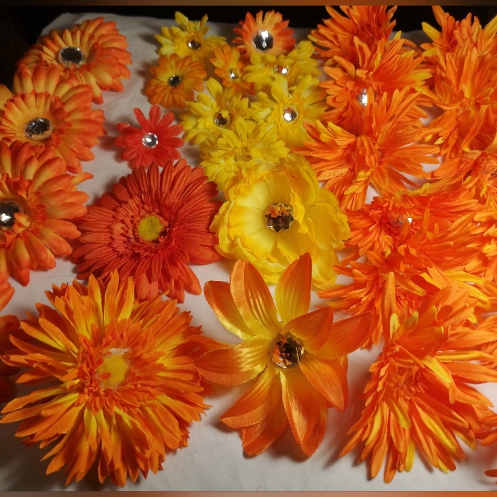 Craft Flowers, Bundles, Wreath Making Supplies, 10 Different Lots Available